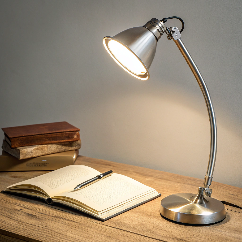 Handcrafted Walnut Desk Lamp
