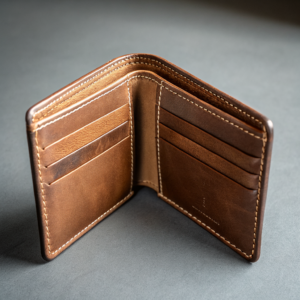 Premium Leather RFID‑Blocking Wallet