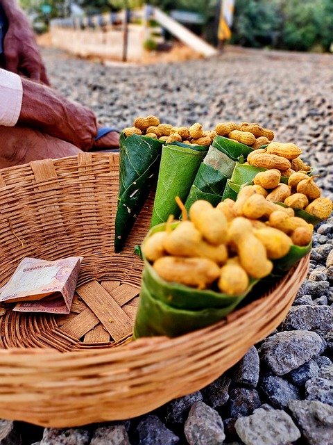 rupee, selling, peanuts, mood, relax, idyllic, natural, rupee, rupee, rupee, rupee, rupee