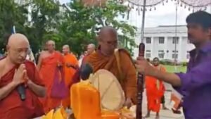 Court Orders Demonstrators Demanding Gnanasara Thero’s Release to Vacate Viharamahadevi Park