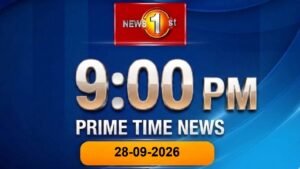 🔴 LIVE  :  News 1st: Prime Time English News – 9 PM