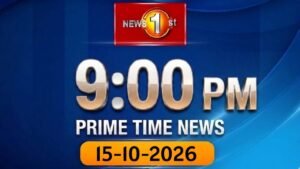 🔴 LIVE : News 1st: Prime Time English News – 9 PM